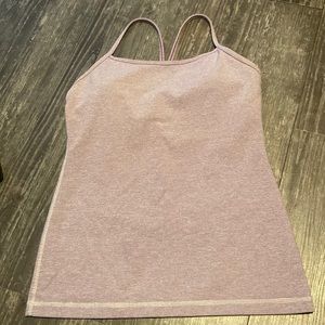 Lululemon Power Y Tanktop mini purple stripe